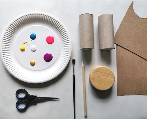 How To Make Colourful Cardboard Candles you will need